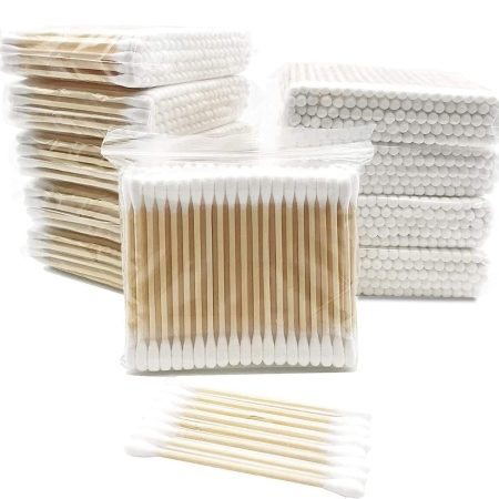 WOODEN EAR BUD SMALL