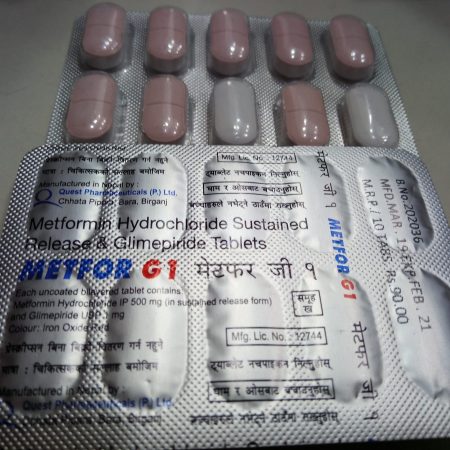 METFOR G1 TAB 850 MG